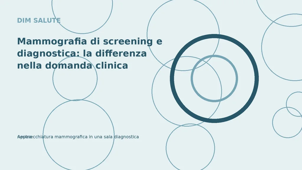 Apparecchiatura mammografica in una sala diagnostica neutra